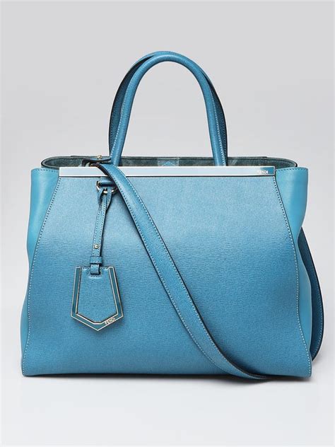 fendi 2jours mini blue|Fendi Saffiano Leather 2Jours .